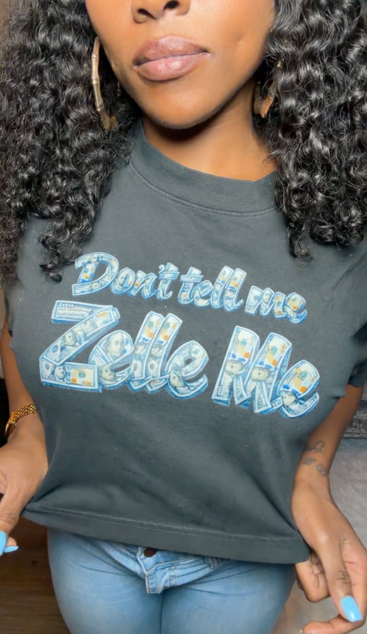 “DTMZM” Crop Tee