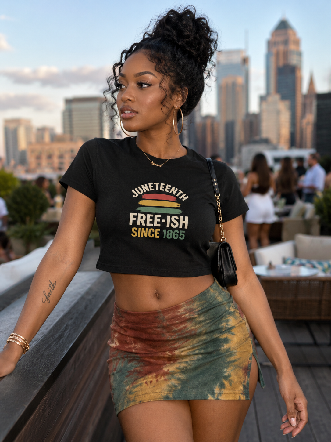 “Juneteenth” Crop Tee
