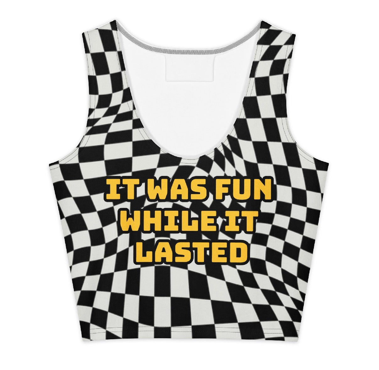 “‘Twas Fun” Crop Tee