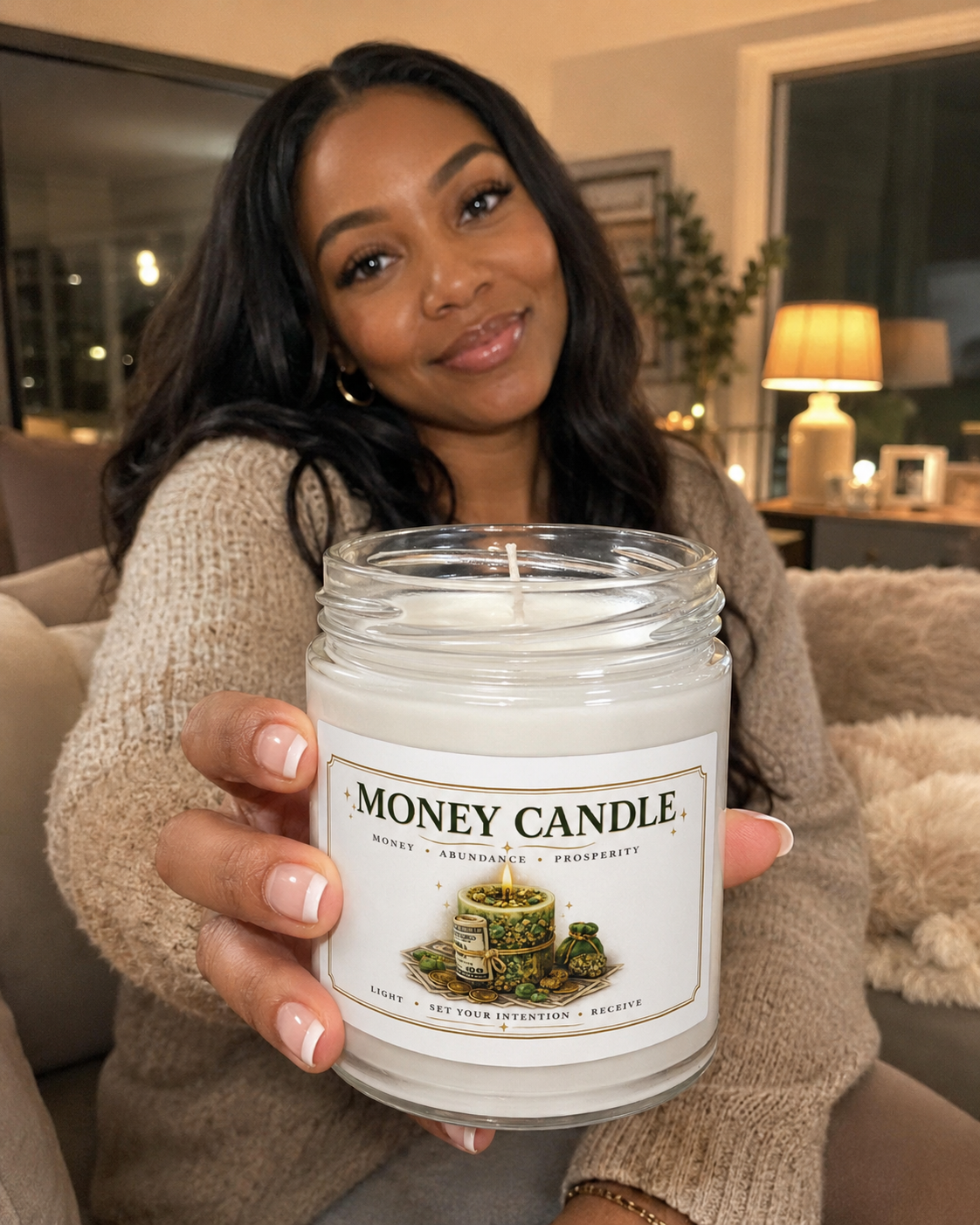 “Money Intentions” Candle