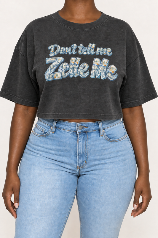 “DTMZM” Crop Tee
