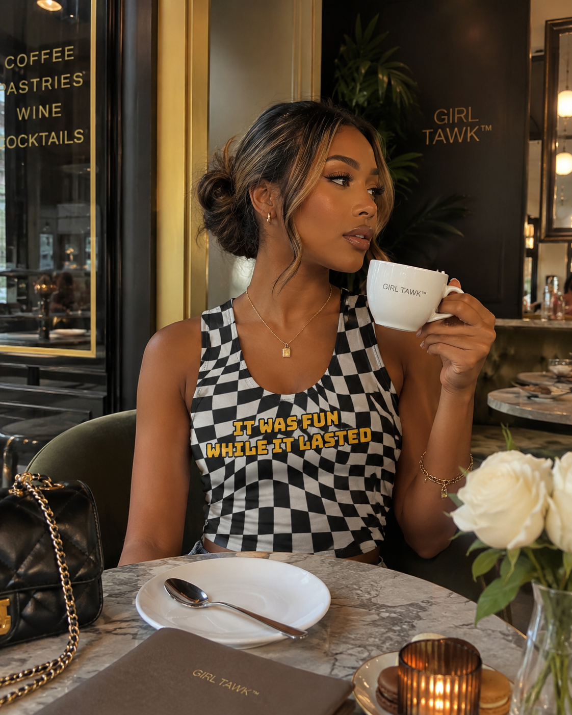 “‘Twas Fun” Crop Tee